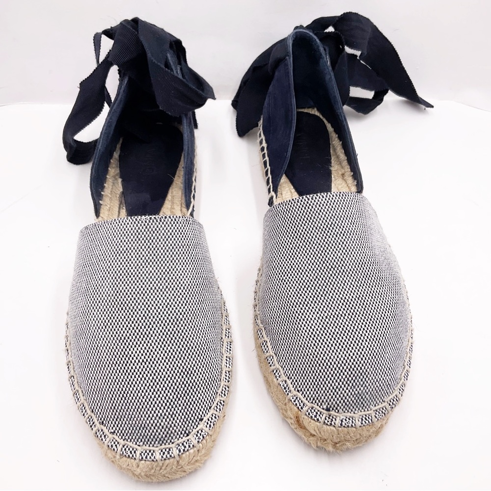 {Vince} Raelin-2 Suede/Canvas Espadrille